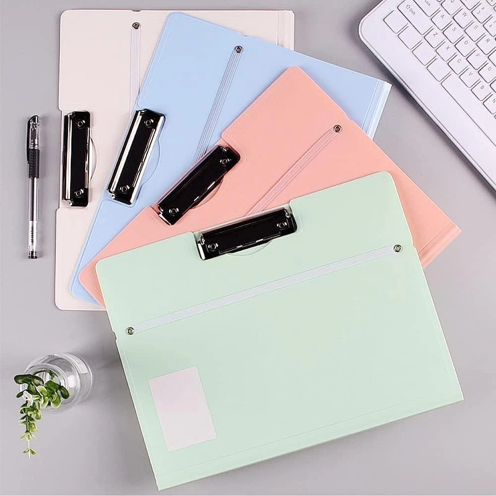 Clips File Folder With Strip Binder Products